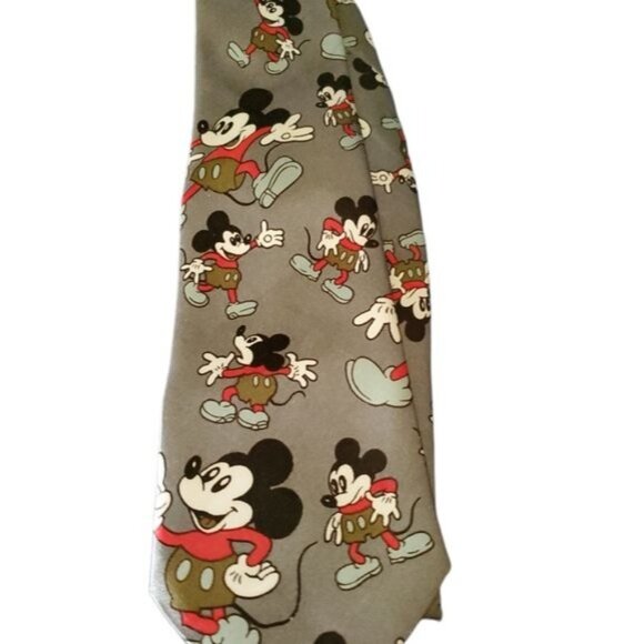 DISNEY MICKEY MOUSE Men's Neck Tie Vintage MAN'S - Picture 2 of 8
